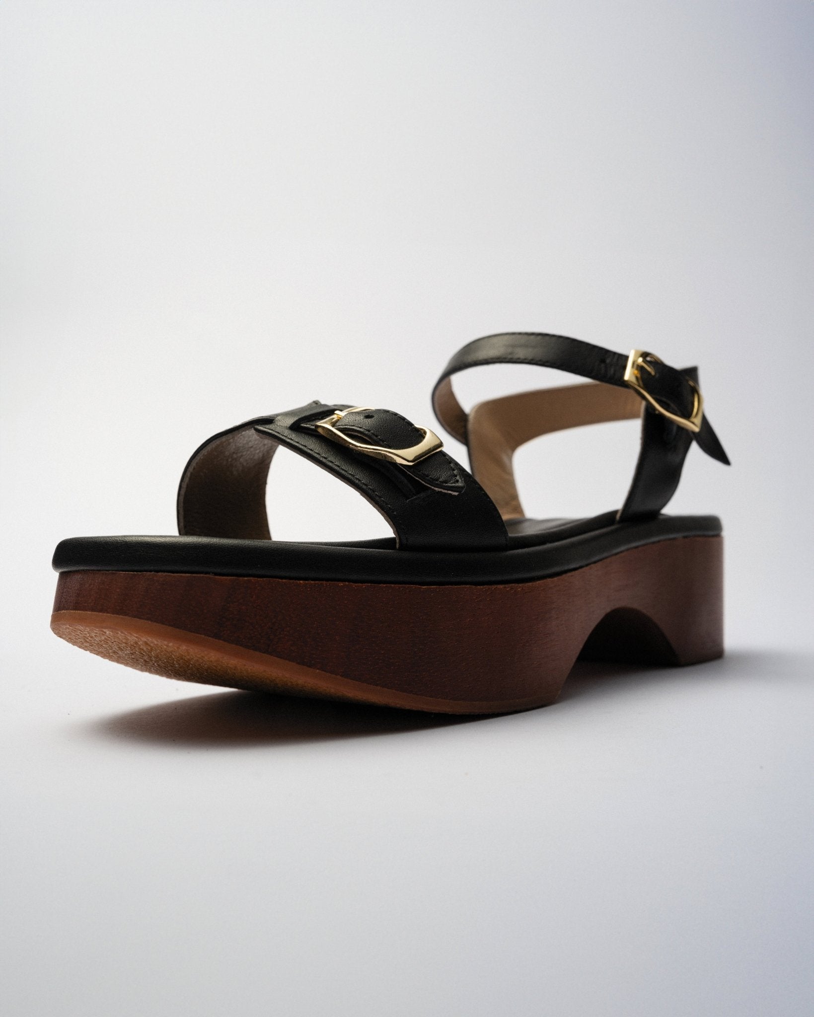 PARDES SANDAL CLOGGY PLATFORM Black - LAX