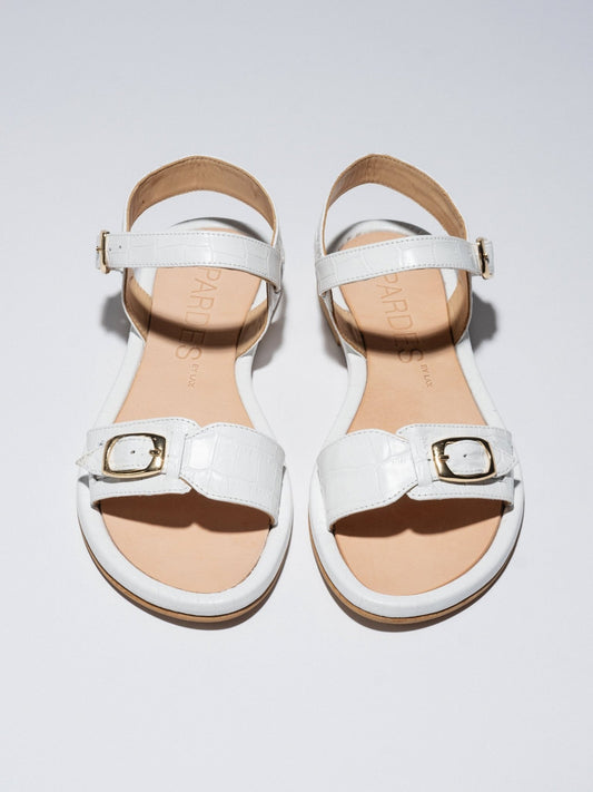 PARDES White Croc Leather - LAX
