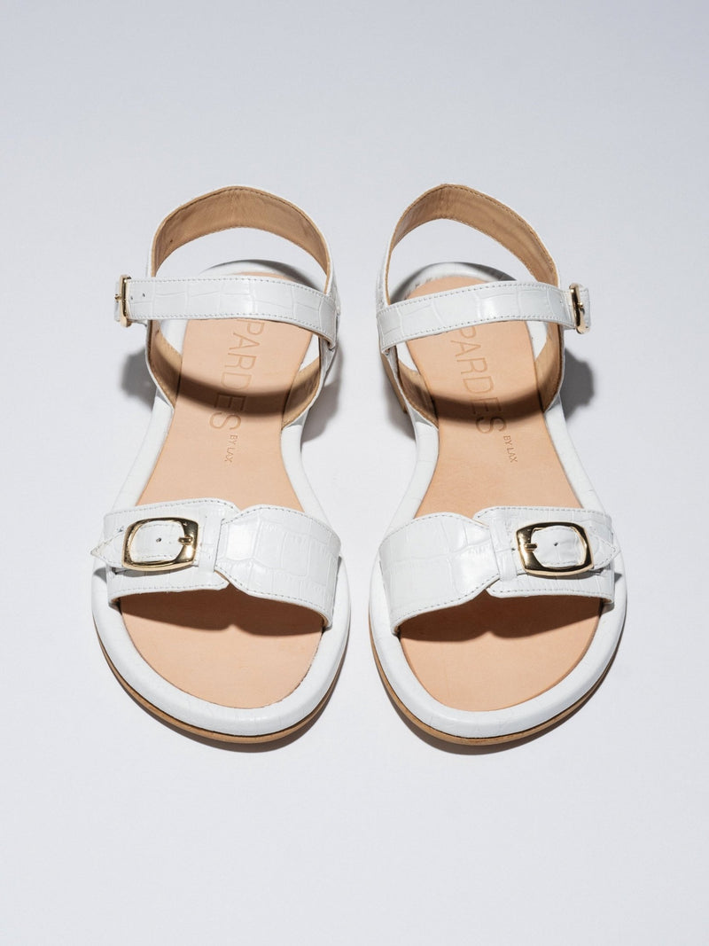 PARDES White Croc Leather - LAX